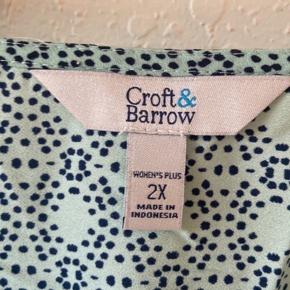 Women’s size 2X croft and barrow sleeveless top G6 - Picture 4 of 8